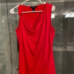 White House Black Market Red tunic top  - Size S